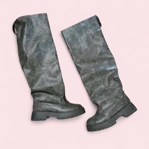 Stylish Black Knee-High Boots